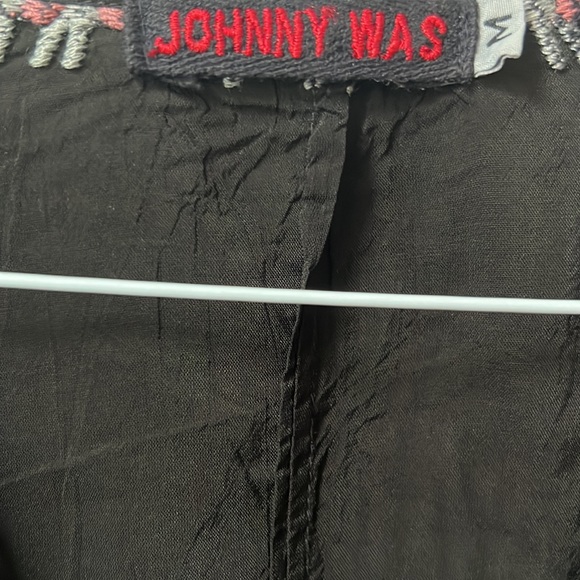 Johnny Was Black Embroidered Tunic M Medium - Picture 4 of 4